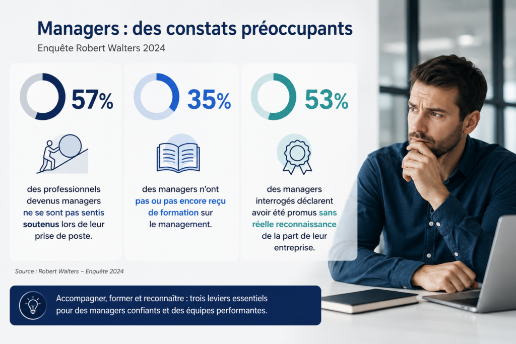 Formation des managers : les chiffres de l'enquête du cabinet Robert Walters