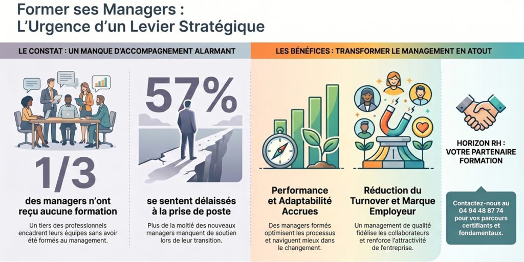 L'importance de former les managers (infographie)
